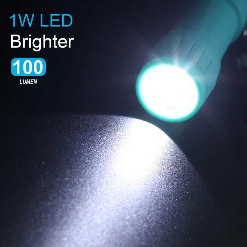 FASTPRO 10-Pack, Super Bright 100-Lumen (1W) LED Mini Flashlight Set, AAA Dry Batteries are Included and Pre-Installed - Image 4